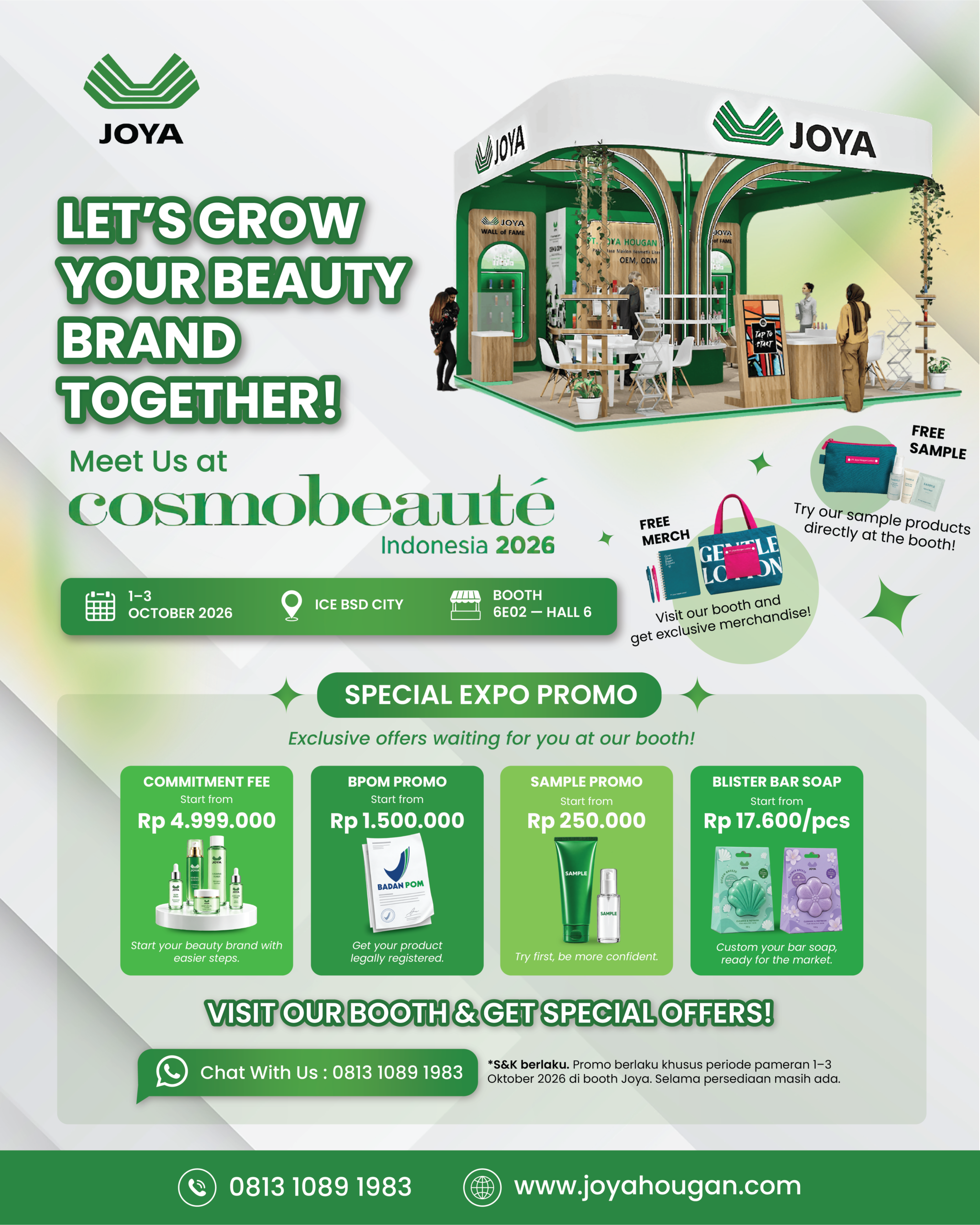 promo cosmobeauté Indonesia